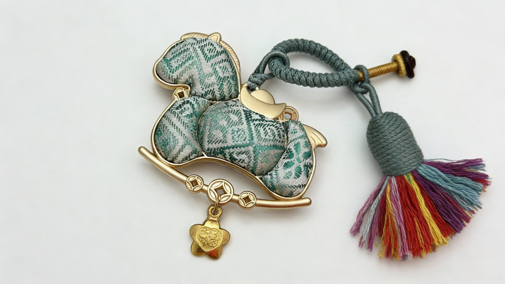 Zhuang Brocade Mini Horse Pouch