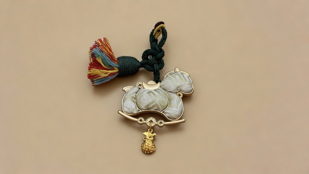 Zhuang Brocade Mini Horse Pouch